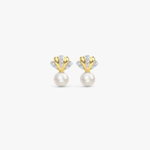 Cinderella Shining Diva Pearl Stud Earring