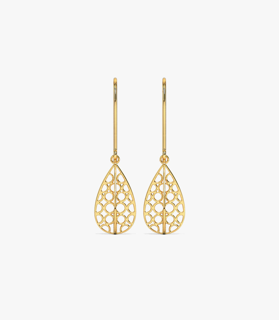 Kisna Hallmarked Gold Earring for Women